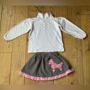 The Bailey Boys Polka Dot Poodle Outfit size 4T